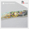 Gold color hot stamping holographic plastic strip for paper